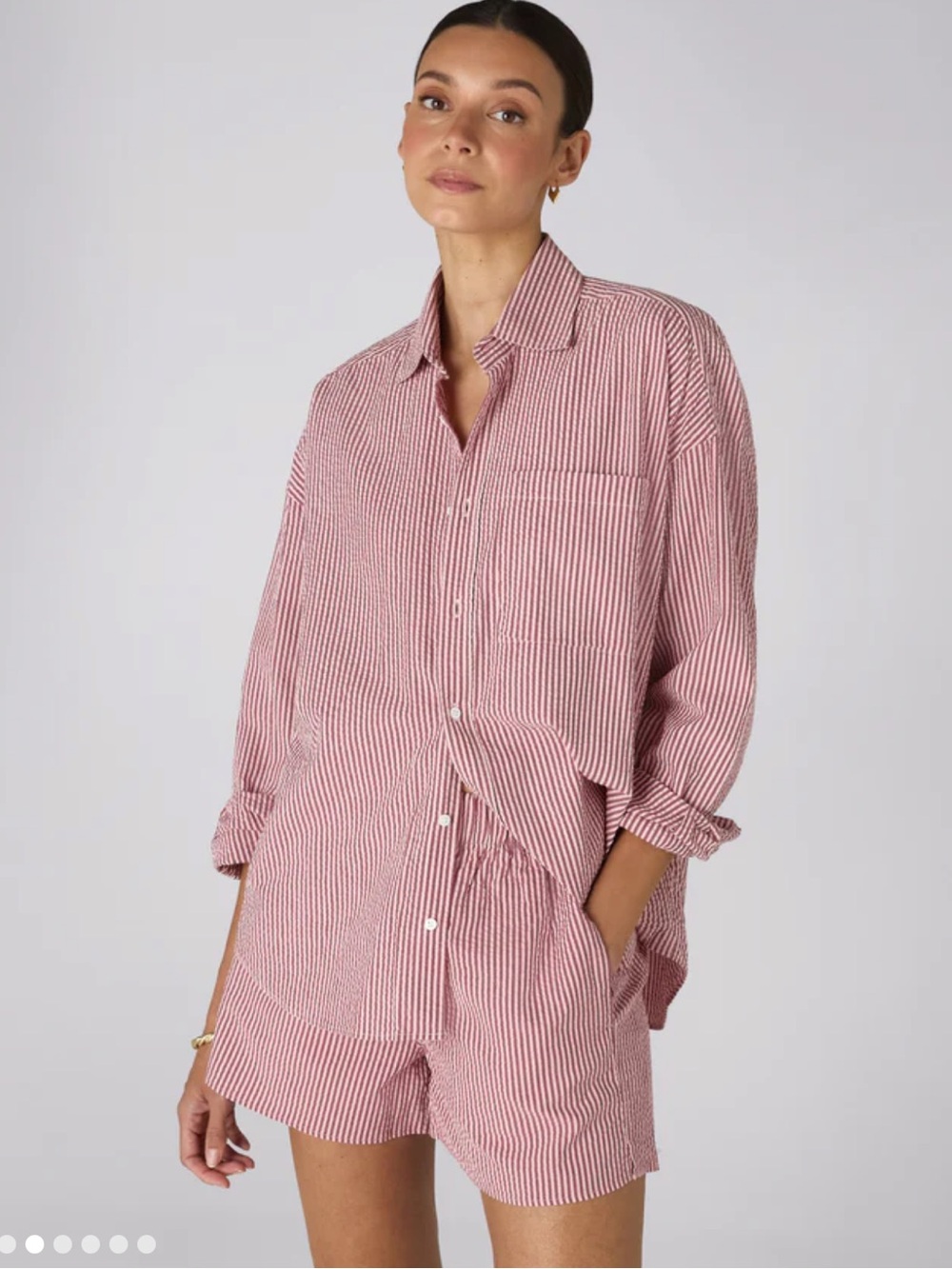 The Weekend Seersucker Shirt NWT